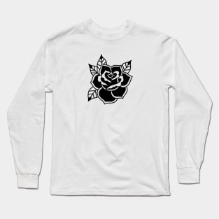 American Traditional Rose Long Sleeve T-Shirt